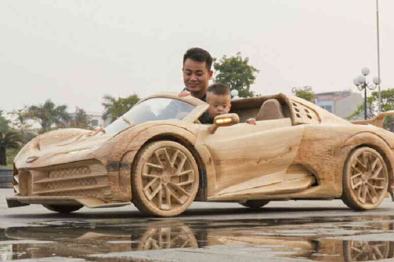Деревянная копия Bugatti Centodieci