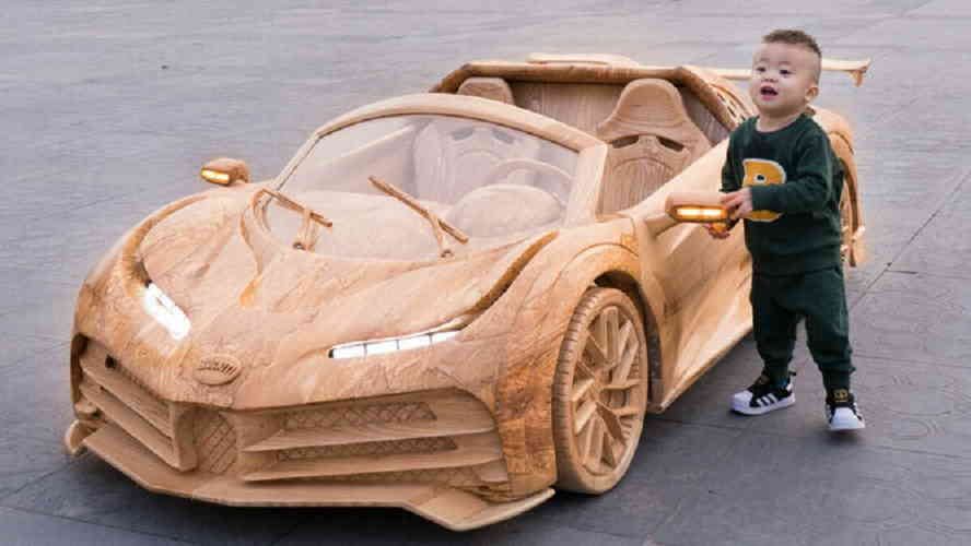 Деревянная копия Bugatti Centodieci